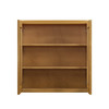 ABERDEEN Assembled 30 in. W x 36 in. H x 12 in. D Plywood Glass Door Wall Cabinet w/ Finished Interior in Caramel | Kunal Kitchens