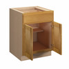 ABERDEEN Assembled 24 in. W x 32.5 in. H x 24 in. D Plywood Base Cabinet in Caramel | Kunal Kitchens