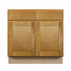 ABERDEEN Assembled 33 in. W x 32.5 in. H x 24 in. D Plywood Base Cabinet in Caramel | Kunal Kitchens