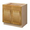 ABERDEEN Assembled 33 in. W x 32.5 in. H x 24 in. D Plywood Base Cabinet in Caramel | Kunal Kitchens