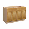 ABERDEEN Assembled 48 in. W x 32.5 in. H x 24 in. D Plywood Base Cabinet in Caramel | Kunal Kitchens