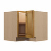 ABERDEEN Assembled 36 in. W x 32.5 in. H x 24 in. D Plywood Lazy Susan Base Corner Cabinet Left in Caramel | Kunal Kitchens
