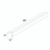 ABERDEEN 96 in. W x 0.75 in. H x 0.75 in. D Outside Corner Molding in Caramel | Kunal Kitchens