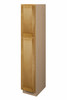 ABERDEEN Assembled 15 in. W x 84 in. H x 24 in. D Plywood Tall Cabinet w/(3) Roll-out Trays in Caramel | Kunal Kitchens