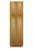 ABERDEEN Assembled 24 in. W x 84 in. H x 24 in. D Plywood Tall Cabinet in Caramel | Kunal Kitchens