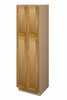 ABERDEEN Assembled 24 in. W x 84 in. H x 24 in. D Plywood Tall Cabinet w/(4) Roll-out Trays in Caramel | Kunal Kitchens