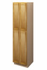 ABERDEEN Assembled 24 in. W x 96 in. H x 24 in. D Plywood Tall Cabinet w/(1) Roll-out Tray in Caramel | Kunal Kitchens