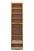 ABERDEEN Assembled 24 in. W x 96 in. H x 24 in. D Plywood Tall Cabinet w/(2) Roll-out Trays in Caramel | Kunal Kitchens
