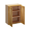 ABERDEEN Assembled 24 in. W x 30 in. H x 12 in. D Plywood Wall Cabinet in Caramel | Kunal Kitchens