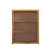 ABERDEEN Assembled 24 in. W x 36 in. H x 12 in. D Plywood Wall Cabinet in Caramel | Kunal Kitchens