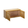 Aberdeen Assembled 33 in. W x 15 in. H x 12 in. D Plywood Wall Cabinet in Caramel
