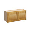 Aberdeen Assembled 33 in. W x 15 in. H x 12 in. D Plywood Wall Cabinet in Caramel