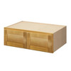 Aberdeen Assembled 36 in. W x 12 in. H x 24 in. D Plywood Wall Cabinet in Caramel