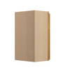 ABERDEEN Assembled 24 in. W x 36 in. H x 12 in. D Plywood Diagonal Corner Wall Cabinet in Caramel | Kunal Kitchens