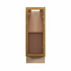 ABERDEEN Ready to Assemble 12 in. W x 34.5 in. H x 24 in. D Plywood Base Cabinet Full Height Door(s) in Caramel | Kunal Kitchens