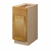 ABERDEEN Ready to Assemble 15 in. W x 34.5 in. H x 24 in. D Plywood Base Cabinet w/(2) Roll-out Trays in Caramel | Kunal Kitchens