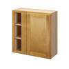 ABERDEEN Ready to Assemble 30 in. W x 36 in. H x 12 in. D Plywood Blind Wall Corner Cabinet in Caramel | Kunal Kitchens