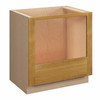 ABERDEEN Ready to Assemble 33 in. W x 34.5 in. H x 24 in. D Plywood Oven Base Cabinet in Caramel | Kunal Kitchens