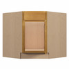ABERDEEN Ready to Assemble 36 in. W x 34.5 in. H x 24 in. D Plywood Sink Diagonal Corner Base Cabinet in Caramel | Kunal Kitchens