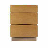 ABERDEEN Ready to Assemble 24 in. W x 32.5 in. H x 24 in. D Plywood Drawer Base Cabinet in Caramel | Kunal Kitchens