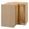ABERDEEN Ready to Assemble 36 in. W x 34.5 in. H x 24 in. D Plywood Lazy Susan Base Corner Cabinet Left in Caramel | Kunal Kitchens