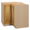 ABERDEEN Ready to Assemble 36 in. W x 34.5 in. H x 24 in. D Plywood Lazy Susan Base Corner Cabinet Left in Caramel | Kunal Kitchens