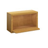 ABERDEEN Ready to Assemble 30 in. W x 18 in. H x 12 in. D Plywood Wall Microwave Cabinet w/Shelf in Caramel | Kunal Kitchens