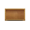 ABERDEEN Ready to Assemble 30 in. W x 18 in. H x 12 in. D Plywood Wall Microwave Cabinet w/Shelf in Caramel | Kunal Kitchens