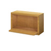 ABERDEEN Ready to Assemble 30 in. W x 18 in. H x 12 in. D Plywood Wall Microwave Cabinet w/Shelf in Caramel | Kunal Kitchens