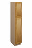 ABERDEEN Ready to Assemble 15 in. W x 84 in. H x 24 in. D Plywood Tall Cabinet w/(4) Roll-out Trays in Caramel | Kunal Kitchens