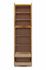 ABERDEEN Ready to Assemble 24 in. W x 84 in. H x 24 in. D Plywood Tall Cabinet w/(2) Roll-out Trays in Caramel | Kunal Kitchens