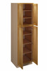 ABERDEEN Ready to Assemble 24 in. W x 90 in. H x 24 in. D Plywood Tall Cabinet in Caramel | Kunal Kitchens