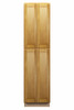 ABERDEEN Ready to Assemble 24 in. W x 96 in. H x 24 in. D Plywood Tall Cabinet w/(1) Roll-out Tray in Caramel | Kunal Kitchens