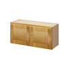 Aberdeen Ready to Assemble 33 in. W x 15 in. H x 12 in. D Plywood Wall Cabinet in Caramel