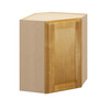 ABERDEEN Ready to Assemble 24 in. W x 30 in. H x 12 in. D Plywood Diagonal Corner Wall Cabinet in Caramel | Kunal Kitchens