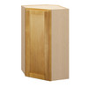 ABERDEEN Ready to Assemble 24 in. W x 42 in. H x 12 in. D Plywood Diagonal Corner Wall Cabinet in Caramel | Kunal Kitchens