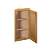 ABERDEEN Ready to Assemble 12 in. W x 30 in. H x 12 in. D Plywood Wall End Cabinet in Caramel | Kunal Kitchens