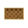 ABERDEEN Ready to Assemble 30 in. W x 18 in. H x 12 in. D Plywood Wall Wine Cabinet in Caramel | Kunal Kitchens