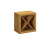 ABERDEEN Ready to Assemble 18 in. W x 18 in. H x 12 in. D Plywood Wall Wine Cabinet in Caramel | Kunal Kitchens