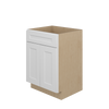 NORFOLK Assembled 24 in. W x 34.5 in. H x 21 in. D Plywood Vanity Cabinet in Painted White | Kunal Kitchens