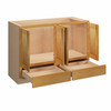 ABERDEEN Assembled 48 in. W x 34.5 in. H x 21 in. D Plywood Vanity Cabinet in Caramel | Kunal Kitchens