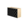 JAMESTOWN Assembled 30 in. W x 18 in. H x 12 in. D Plywood Wall Wine Cabinet in Espresso