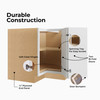 NORFOLK Assembled 36 in. W x 34.5 in. H x 24 in. D Plywood Lazy Susan Base Corner Cabinet Right in Painted White | Kunal Kitchens