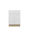 NORFOLK Ready to Assemble 24 in. W x 34.5 in. H x 21 in. D Plywood Vanity Cabinet in Painted White | Kunal Kitchens