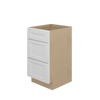 NORFOLK Ready to Assemble 18 in. W x 34.5 in. H x 21 in. D Plywood Drawer Vanity Cabinet in Painted White | Kunal Kitchens
