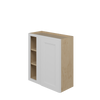 PEMBROKE Assembled 27 in. W x 30 in. H x 12 in. D Plywood Blind Wall Corner Cabinet in Painted White | Kunal Kitchens