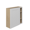 PEMBROKE Assembled 36 in. W x 36 in. H x 12 in. D Plywood Blind Wall Corner Cabinet in Painted White | Kunal Kitchens