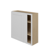 PEMBROKE Assembled 36 in. W x 36 in. H x 12 in. D Plywood Blind Wall Corner Cabinet in Painted White | Kunal Kitchens