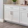 PEMBROKE Assembled 36 in. W x 34.5 in. H x 24 in. D Plywood Lazy Susan Base Corner Cabinet Right in Painted White | Kunal Kitchens