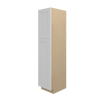 PEMBROKE Assembled 18 in. W x 84 in. H x 24 in. D Plywood Tall Cabinet w/(1) Roll-out Tray in Painted White | Kunal Kitchens